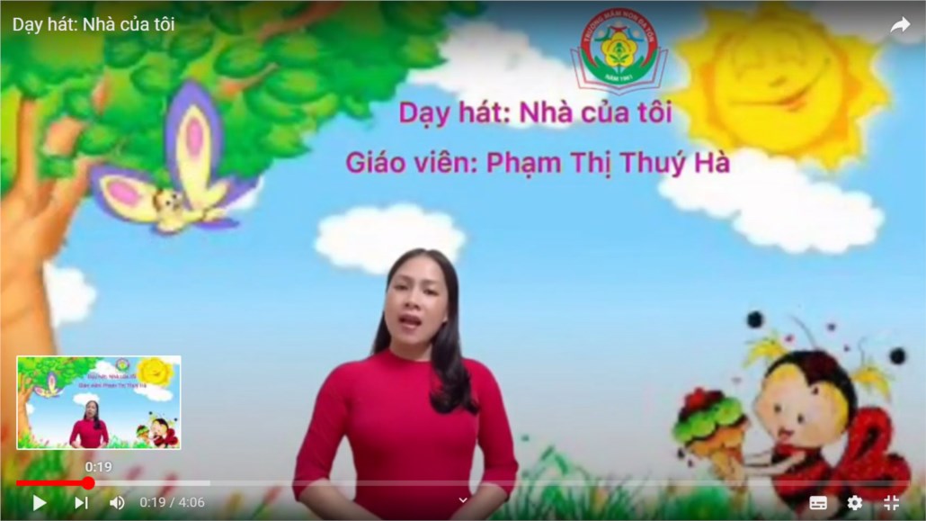 Dạy hát   Nhà của tôi   Nhạc nước ngoài, Giáo viên: Phạm Thị Thuý Hà